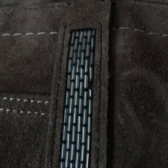 Coach Suede Beaded Tote - Picture 4 of 7